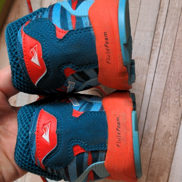 Montrail Fluidflex FKT Women's Running Shoe 8 blue & orange red - Picture 7 of 16